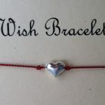 Wish For It, Sterling Silver Heart Wish Bracelet,..