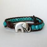 Elephant Bracelet, Good Luck Elephant,..
