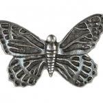 2 Danforth Butterfly Pewter Buttons